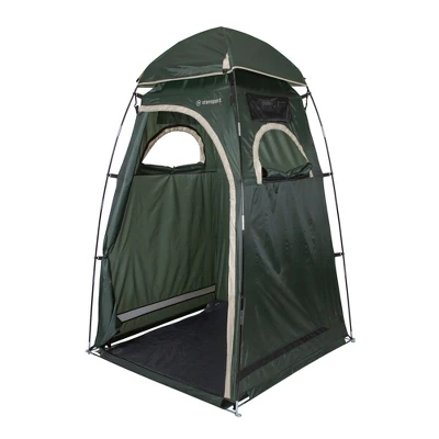 Stansport Deluxe Privacy Shelter Green 3 Stansport Deluxe Privacy Shelter Green