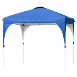 10x10 FT Outdoor Pop Up Tent Canopy Height Adjustable Sun Shelter W/ Roller Bag -OUTSUNNY Shop GUEST af36adba e369 4fbb 9777 fe7529785df0