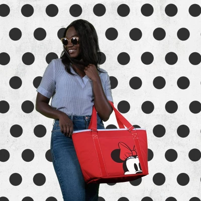 Picnic Time Disney Minnie Mouse Topanga 16.68qt Tote Cooler Bag - Red 4 Picnic Time Disney Minnie Mouse Topanga 16.68qt Tote Cooler Bag - Red - Image 2