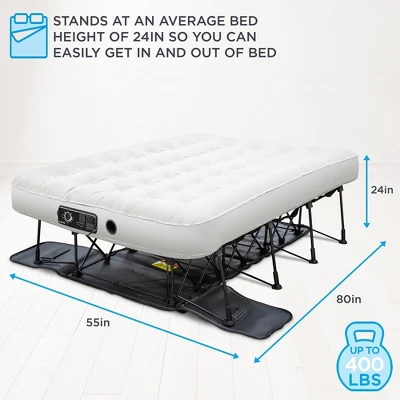 Ivation Air Mattress With Built In Pump & Deflate Defender 3 Ivation Air Mattress With Built In Pump & Deflate Defender
