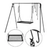 Bruntmor Cast Iron Outdoor Portable Swing Hanging Campfire Cooking Stand -OUTSUNNY Shop GUEST b2b70829 e70d 48df 9fe4 560473d506b8