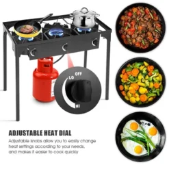 Costway Portable Propane 225,000-BTU 3 Burner Gas Cooker Outdoor Camp Stove BBQ 15 Costway Portable Propane 225,000-BTU 3 Burner Gas Cooker Outdoor Camp Stove BBQ -OUTSUNNY Shop GUEST b3e7a509 006c 4d65 9099 99d9833f44e3