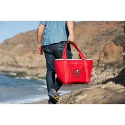 Picnic Time NFL Team Topanga Cooler Tote Red - 19qt -OUTSUNNY Shop GUEST b4cf1d3a 7146 4537 8627 2f828aaa6583