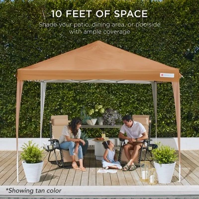 Best Choice Products 10x10ft Pop Up Canopy Outdoor Portable Adjustable Instant Gazebo Tent W/ Carrying Bag 7 Best Choice Products 10x10ft Pop Up Canopy Outdoor Portable Adjustable Instant Gazebo Tent W/ Carrying Bag - Image 5