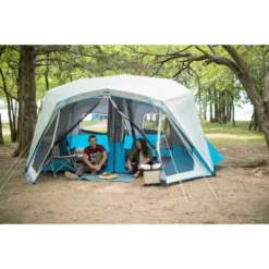 Core Equipment Lighted 10 Person Instant Cabin Tent With Screen Room -OUTSUNNY Shop GUEST b6891725 ca3f 4fa2 b54c 37b5a6e95b64
