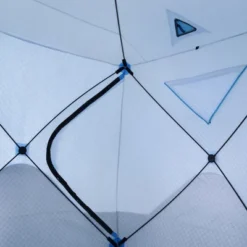 Outsunny 4 Person Ice Fishing Shelter With Padded Walls, Thermal Waterproof Portable Pop Up Ice Tent With 2 Doors, Light Blue -OUTSUNNY Shop GUEST b691c701 e66a 4ef8 ac79 bd9159773495