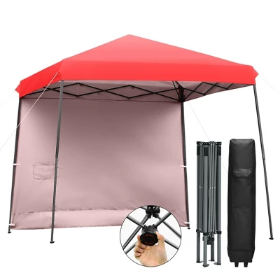 Costway 10ft X 10ft Pop Up Tent Slant Leg Canopy W/ Roll-up Side Wall 15 Costway 10ft X 10ft Pop Up Tent Slant Leg Canopy W/ Roll-up Side Wall - Image 13