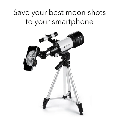 Dartwood Astronomical Telescope - 360° Rotational Telescope - Multiple Eyepieces Included For Different Zoom (Black/White, 3 Pack) 3 Dartwood Astronomical Telescope - 360° Rotational Telescope - Multiple Eyepieces Included For Different Zoom (Black/White, 3 Pack)