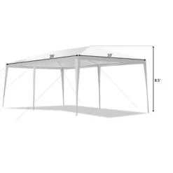 10'x20'Canopy Party Wedding Tent Heavy Duty Gazebo Pavilion Cater Event Outdoor