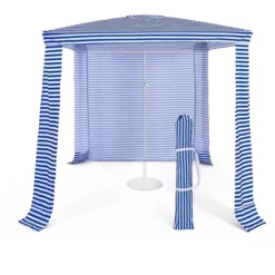 Costway 6.6' X 6.6' Foldable Beach Cabana Easy-Setup Beach Canopy W/ Carry Bag NavyBlue -OUTSUNNY Shop GUEST b9f37ed7 b96a 4ed9 a218 ff05a5aa312b