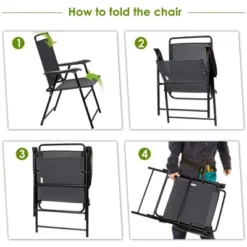 Costway 4PCS Outdoor Patio Folding Chair Armrest Portable Camping Lawn Garden 18 Costway 4PCS Outdoor Patio Folding Chair Armrest Portable Camping Lawn Garden -OUTSUNNY Shop GUEST ba09e0c7 1897 4245 9459 0503ad50f27f