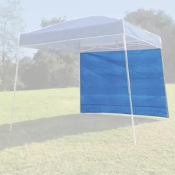 Z-Shade 10 Foot Angled Leg Instant Canopy Tent Taffeta Attachment To Provide Ultimate Shading For Outdoor Events, Blue (Attachment Only)