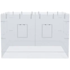 Outsunny Canopy Screen Walls, Replacement Netting With 6 Service Windows And 1 Door, For 10' X 10' Canopy Tent, White -OUTSUNNY Shop GUEST be72be49 94c6 4774 b8be 48380c8ac898