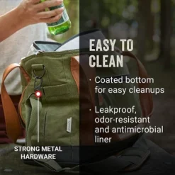 Coleman Banyan Series 30 Can Leakproof Padded Soft Sided Can Soft Cooler Tote Bag With Stretch Pockets And Compression Molded Bottom, Olive -OUTSUNNY Shop GUEST bf820ae0 cdb3 475c 8350 f3f5e09d0d48