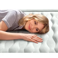 Intex 18" Pillow Top Air Mattress With Electric Pump And Headboard - Queen Size -OUTSUNNY Shop GUEST bfefb98d 9199 4dc1 8725 9d8e35e244ac