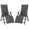 Costway 2PCS Patio Reclining Lounge Chair Adjustable Cotton-padded Folding Chair -OUTSUNNY Shop GUEST c3a6eb75 927d 4208 b324 efcaf0b72bfe