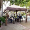 Z Shade 10 X 10 Foot Lawn And Garden Event Outdoor Portable Canopy Gazebo Pop Up Shelter Tent With Skirts For Camping And Outdoor Parties, Tan -OUTSUNNY Shop GUEST c51e64b0 2bc5 4936 8a5d 597a6d0a627d