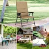 Tangkula Outdoor Folding Chair Collapsible Enlarged Chair With Cup Holder Grey/Brown 2 Tangkula Outdoor Folding Chair Collapsible Enlarged Chair With Cup Holder Grey/Brown -OUTSUNNY Shop GUEST c81f441b c632 4999 bddb 2e5157efd59d