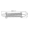Unique Bargains Tent Spring Buckle Heavy Type Stainless Steel Rope Tensioner Silver 4.7"x1.5" -OUTSUNNY Shop GUEST c9122ea2 cc7f 4f72 802f d6ebc5e1b11f