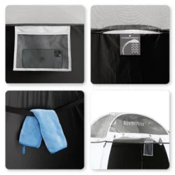 4' X 4' X 7' Pop-up Portable Outdoor Shower Tent - Alvantor -OUTSUNNY Shop GUEST cad50ccb 9761 4edd b38b 163bb7291392