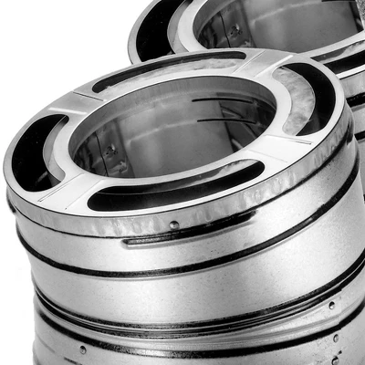 DuraVent DuraPlus 6DP-E30K 6-Inch 30-Degree Dual Layer Stainless Steel/Galvalume 360-Degree Swiveling Elbow Kit For Wood Stove Exhaust Vents, Silver 4 DuraVent DuraPlus 6DP-E30K 6-Inch 30-Degree Dual Layer Stainless Steel/Galvalume 360-Degree Swiveling Elbow Kit For Wood Stove Exhaust Vents, Silver - Image 2