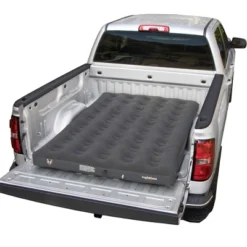 Rightline Gear Mid Size Truck Bed Twin Air Mattress With Electrical Pump - Gray