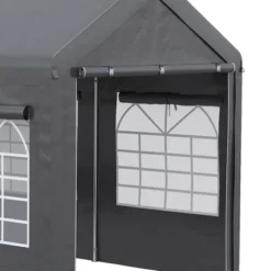 Outsunny 10' X 20' Carport & Party Tent, Height Adjustable Portable Garage With Mesh Windows For Parties, Wedding And Events -OUTSUNNY Shop GUEST cbee3258 80b4 4757 b7e9 c2ed41e3ad1f