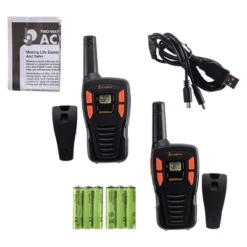 Cobra ACXT145-3 Compact Walkie Talkies - Rechargeable 16-Mile Range Two-Way Radios (3-Pack) - Black & Orange 16 Cobra ACXT145-3 Compact Walkie Talkies - Rechargeable 16-Mile Range Two-Way Radios (3-Pack) - Black & Orange -OUTSUNNY Shop GUEST cd4de043 50ec 48e1 a7ba af7da0f3c513