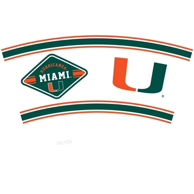 NCAA Miami Hurricanes 24oz First String Classic Tumbler 3 NCAA Miami Hurricanes 24oz First String Classic Tumbler