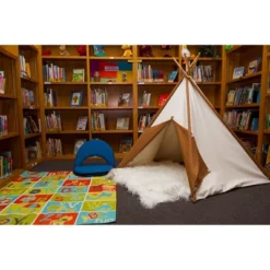 Pacific Play Tents Teacher Chair - Blue -OUTSUNNY Shop GUEST d1f3b5e5 76ab 4cd7 b9a7 aa1cc0847e31