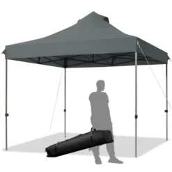 Costway 10' X 10' Portable Pop Up Canopy Event Party Tent Adjustable W/Roller Bag White/Blue/Grey 24 Costway 10' X 10' Portable Pop Up Canopy Event Party Tent Adjustable W/Roller Bag White/Blue/Grey -OUTSUNNY Shop GUEST d2410023 e7f6 4028 8735 67e97b6ce18a