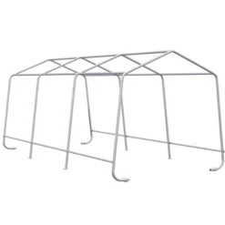 Outsunny 10' X 20' Portable Garage, Heavy Duty Carport, Storage Tent Shelter W/ Anti-UV Sidewalls And Double Zipper Doors 11 Outsunny 10' X 20' Portable Garage, Heavy Duty Carport, Storage Tent Shelter W/ Anti-UV Sidewalls And Double Zipper Doors -OUTSUNNY Shop GUEST d2b63126 ab3d 4afd 94f3 9fc30e11484b