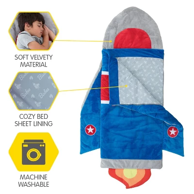 Bixbee Rocketflyer Sleeping Bag - Blue 3 Bixbee Rocketflyer Sleeping Bag - Blue
