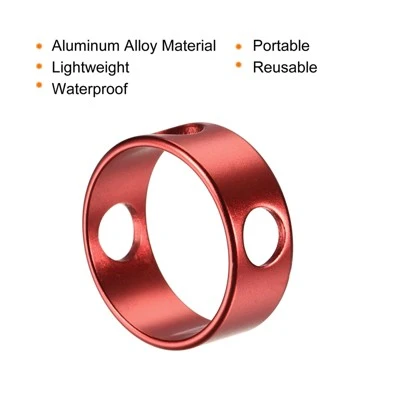 Unique Bargains Rings Rope Tensioner Aluminum Tent Rope Adjuster For Outdoor Camping Canopy Travel 5 Unique Bargains Rings Rope Tensioner Aluminum Tent Rope Adjuster For Outdoor Camping Canopy Travel - Image 3