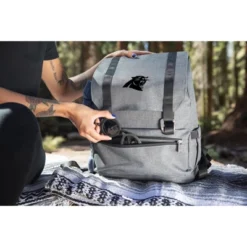 NFL Carolina Panthers On The Go Traverse Cooler Backpack - Heathered Gray -OUTSUNNY Shop GUEST d5e4fd57 358b 425e 9973 a7ed09f1452f