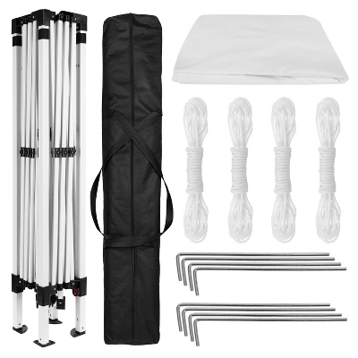 Flash Furniture 10'x10' Outdoor Pop Up Event Slanted Leg Canopy Tent With Carry Bag 8 Flash Furniture 10'x10' Outdoor Pop Up Event Slanted Leg Canopy Tent With Carry Bag - Image 6