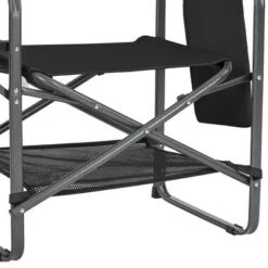 KingCamp Padded Outdoor Folding Director Chair With Side Table, Integrated Cupholder, And Pockets For Camping, Sporting Events, And Picnics, Black -OUTSUNNY Shop GUEST d7cd53ba 923f 4f2c b092 2b855d4577c0