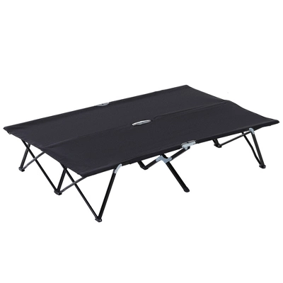 Outsunny 2 Person Folding Camping Cot, Portable Sleeping Cot With Carry Bag 10 Outsunny 2 Person Folding Camping Cot, Portable Sleeping Cot With Carry Bag - Image 8