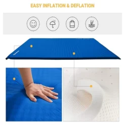 KingCamp Double Self Inflating Camping Sleeping Pad Mat With 2 Pillows -OUTSUNNY Shop GUEST ddaebbc5 2586 4b71 b9aa 521f97c9c09d