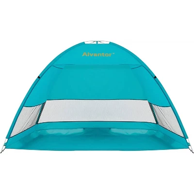 Alvantor Outdoor Instant Pop Up Sun Shade Canopy 2 People Beach Shelter Tent Turquoise 12 Alvantor Outdoor Instant Pop Up Sun Shade Canopy 2 People Beach Shelter Tent Turquoise - Image 10