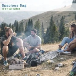 Leisure Sports Extra-Large 3-Season Envelope-Style Sleeping Bag With Carrying Bag - Navy -OUTSUNNY Shop GUEST e17a7d49 b184 482e 9db8 89908d06faf3