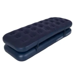 Pool Central 6.25' Navy Blue 3 In 1 Inflatable Flocked Air Mattress With Pillows -OUTSUNNY Shop GUEST e4a16988 a6b4 4b90 a983 32c808a23e7e