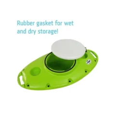 CreekKooler Pup 15 Quart Floating Beverage Water Portable Cooler Portable, Green With 8 Foot Adjustable Position Floating Cooler Tow Behind Rope Strap -OUTSUNNY Shop GUEST e4c6cae6 7b76 4502 96ac 7e7e05d24181