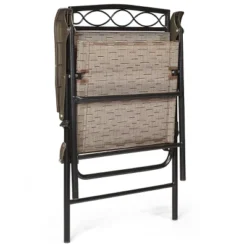 Tangkula 2PCS/4PCS Folding Camping Chair Patio Chairs For Backyard, Garden, Beach With Armrest & Backrest -OUTSUNNY Shop GUEST e66ee894 ff7f 4a24 9157 c7e6154d80c8