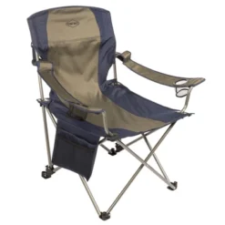 Kamp-Rite Outdoor Folding Tailgate Or Camping Lounge Chair With 2 Cupholders, Side Pocket, And Detachable Footrest, Blue And Tan (2 Pack) -OUTSUNNY Shop GUEST e736afd1 8290 41c7 8391 6dffa67b149b