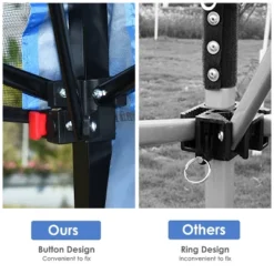 Tangkula 7x7 FT Pop-up Canopy Portable Outdoor Offset Tent W/Carry Bag Blue/White/Grey -OUTSUNNY Shop GUEST e86fc56c d658 4b47 8e72 8ce34ec8bfd6