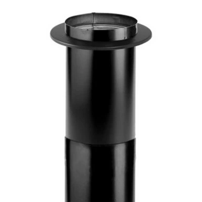 DuraVent 6DBK-TL DuraBlack Single Wall Telescoping Black Finishing Stove Pipe To Vent Smoke & Exhaust, 48 To 64 Inches Long X 6 Inch Diameter 3 DuraVent 6DBK-TL DuraBlack Single Wall Telescoping Black Finishing Stove Pipe To Vent Smoke & Exhaust, 48 To 64 Inches Long X 6 Inch Diameter