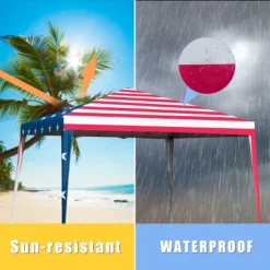 Costway 10'x10' Folding Pop Up Tent Gazebo Canopy Mesh Sidewall -OUTSUNNY Shop GUEST ec3be821 9cec 43d8 86d5 238e7d1ea1fd