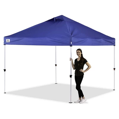OneTouch 1010REC 10 Foot X 10 Foot Instant Shade Canopy Tent With Durabe Roof, Center Lock Technology, And Height Adjustable Legs, Blue 5 OneTouch 1010REC 10 Foot X 10 Foot Instant Shade Canopy Tent With Durabe Roof, Center Lock Technology, And Height Adjustable Legs, Blue - Image 3