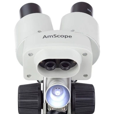Kids' Portable Battery Powered Stereo Microscope With Dual LED Lights - AmScope 3 Kids' Portable Battery Powered Stereo Microscope With Dual LED Lights - AmScope